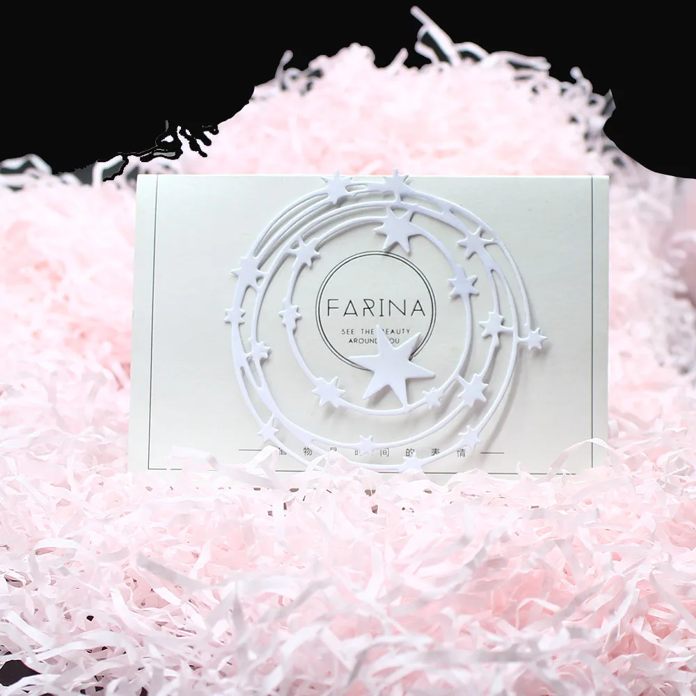 Звезды круг металлические Вырубные штампы новые Скрапбукинг Сделай Сам