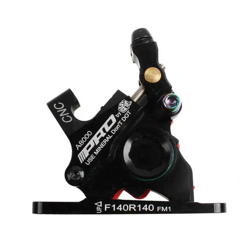 Front clamp black IIIPRO монтажный дорожный велосипед охлаждающий диск тепловыделение тормозной ротор вниз холм плавающий велосипедный тормоз - Цвет: Front clamp black