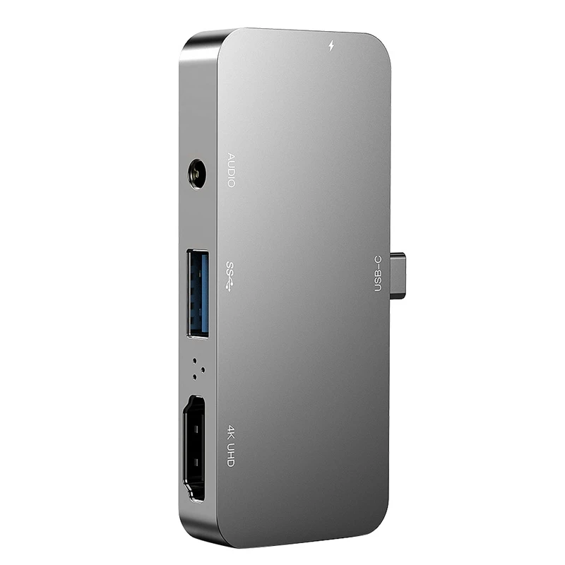

4 в 1 usb-хаб Type-C док-станция HD 4K HDMI USB + PD зарядный концентратор