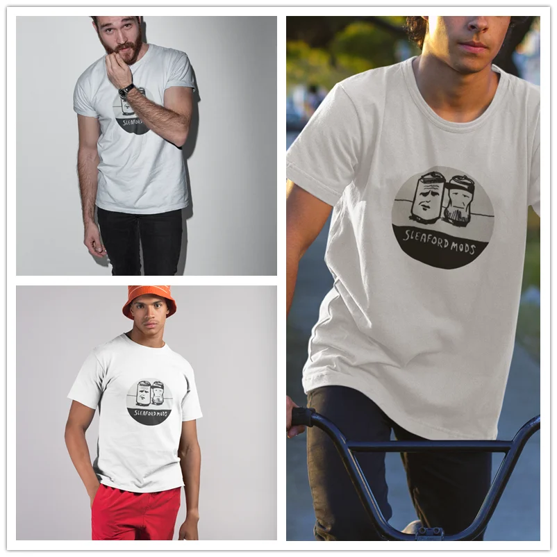 Prodigy футболка Sleaford Mods забавная с коротким рукавом оверсайз 100% хлопок мужская