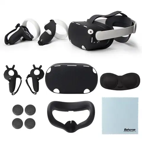Чехол для сенсорного контроллера VR, крышка для объектива, ручка, комплект защитных чехлов для Oculus Quest 2, чехол для виртуальной реальности, акс...