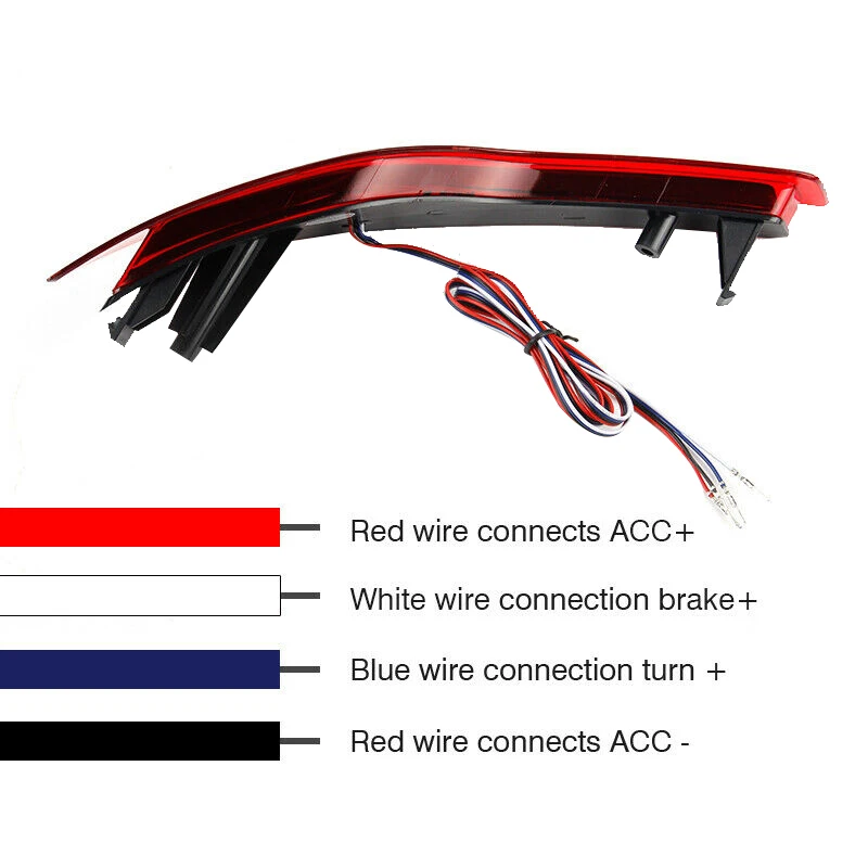 

Car DRL LED Rear Bumper Tail Light Brake Light Turn Signal Lamp for Honda CR-V CRV 17-19