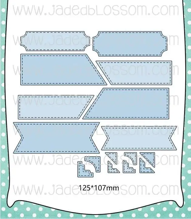 

Mini Tag Dies 3 metal Cutting dies card Scrapbooking Stencil Cut Die For DIY Card Crafts Handmade