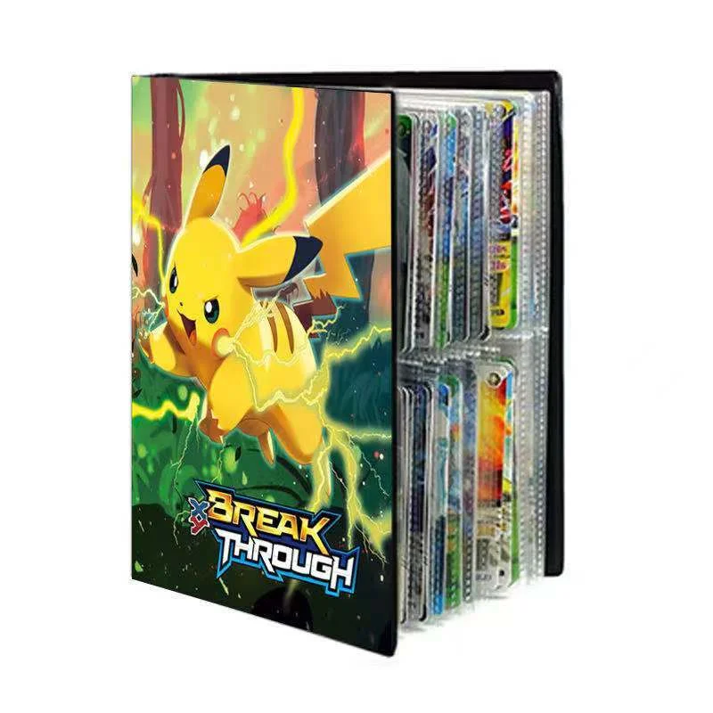 

240Pcs Holder Album Toys Collections Pokemon Cards Pikachu Gx Ex Charizard V Vmax Album Book Top Loaded List Toys Boy Girl Gift