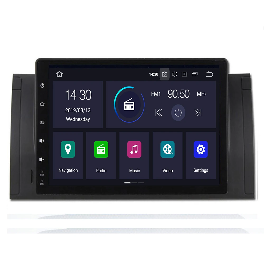 9 дюймов Android 10 в тире автомобильный стерео dvd-плеер для BMW 5 серии E39 E53 M5 с Радио BT Wifi