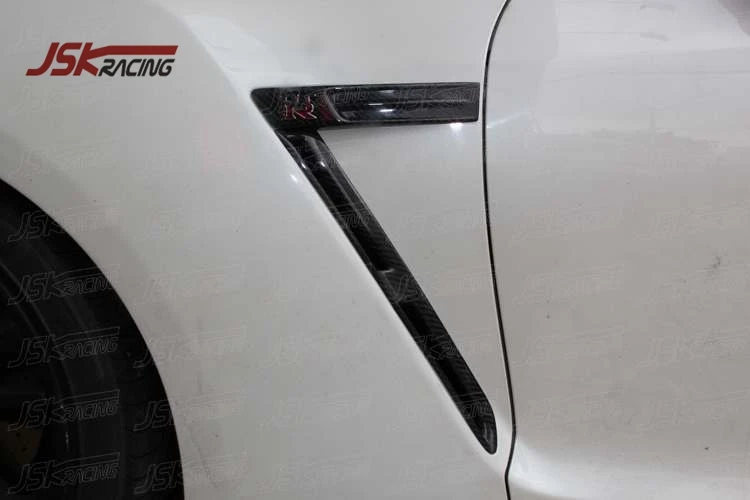 2008-2016 углеродное волокно переднее крыло вентиляционное отверстие для R35 GTR