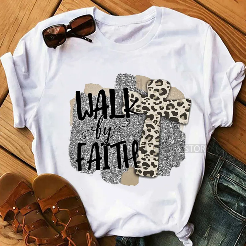

Vogue Leopard Love Print Women T Shirt Short Sleeve O Neck Loose Women Tshirt Ladies Fashion Tee Shirt Tops Camisetas Mujer