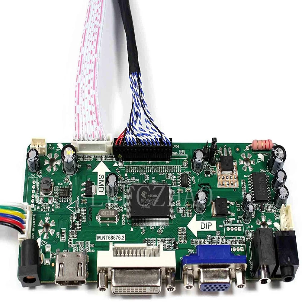 Новый комплект монитора M.NT68676 для M185BGE-L23 HDMI + DVI VGA LCD светодиодный драйвер платы