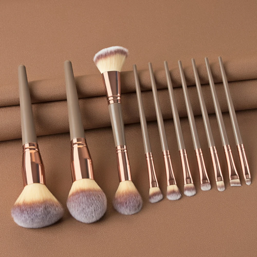 

7/10/15Pcs Double Ended Makeup Brushes Cosmetic Powder Eyeshadow Foundation Blush Blending Professional Make Up Set Maquiagem