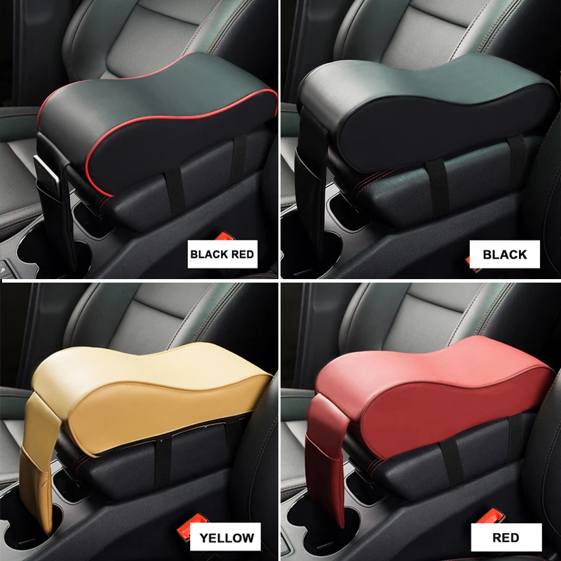 Кожаный Автомобильный подлокотник автомобильная центральная консоль сиденье