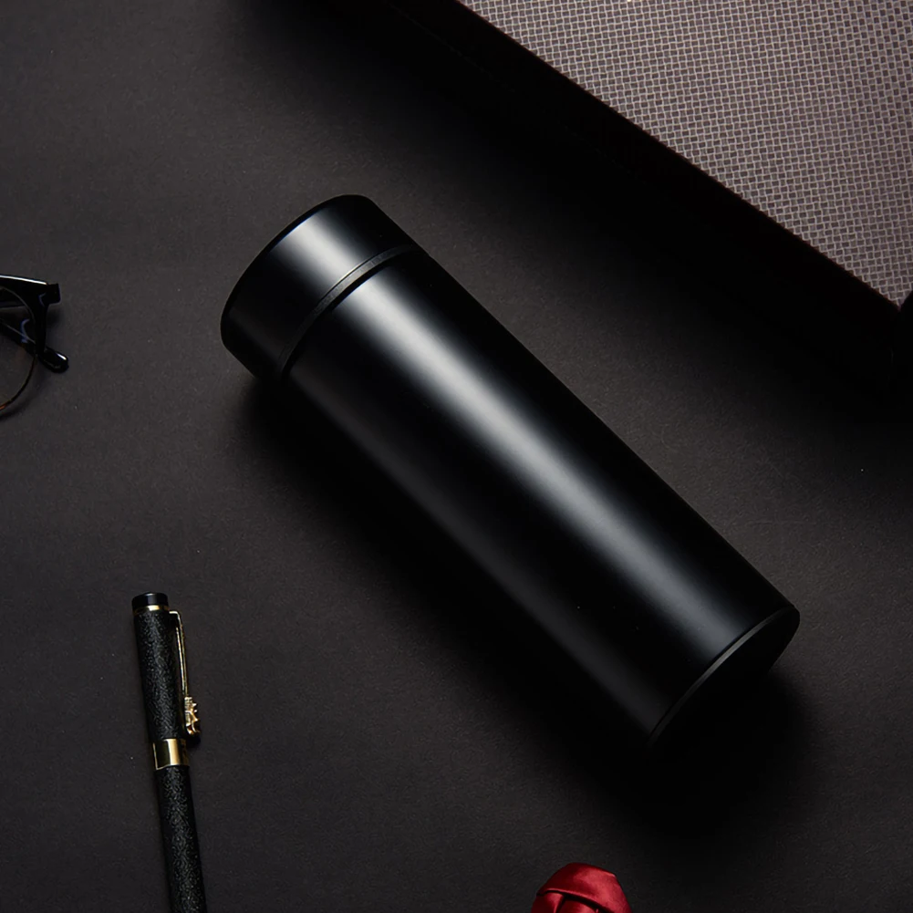 Стильная умная бутылка для горячей воды из нержавеющей стали с сенсорным ЖК