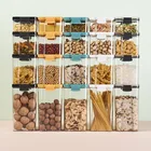 Герметичный герметичный контейнер для хранения пищевых продуктов, герметичный кухонный герметичный контейнер крупа мука, прозрачный контейнер для хранения сахара, сухофруктов