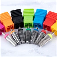 1pc multi function 100 carbide nail drill 5in1 edition slimcross professional nail drill bit for electric nail drill machine