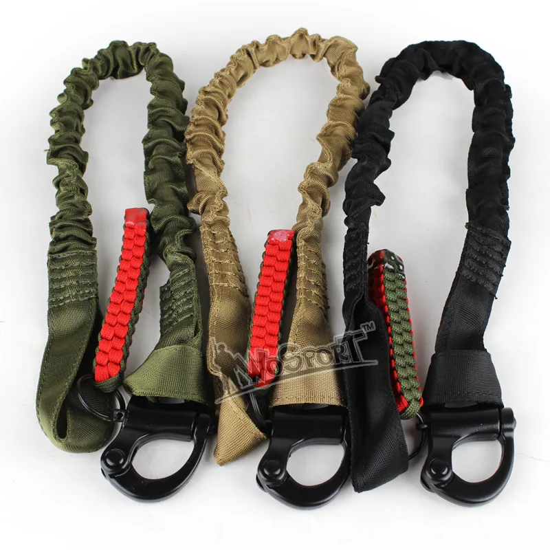 outdoor Military Safety Lanyard Strap Quick Release Safety Rope Tactical Protective Sling