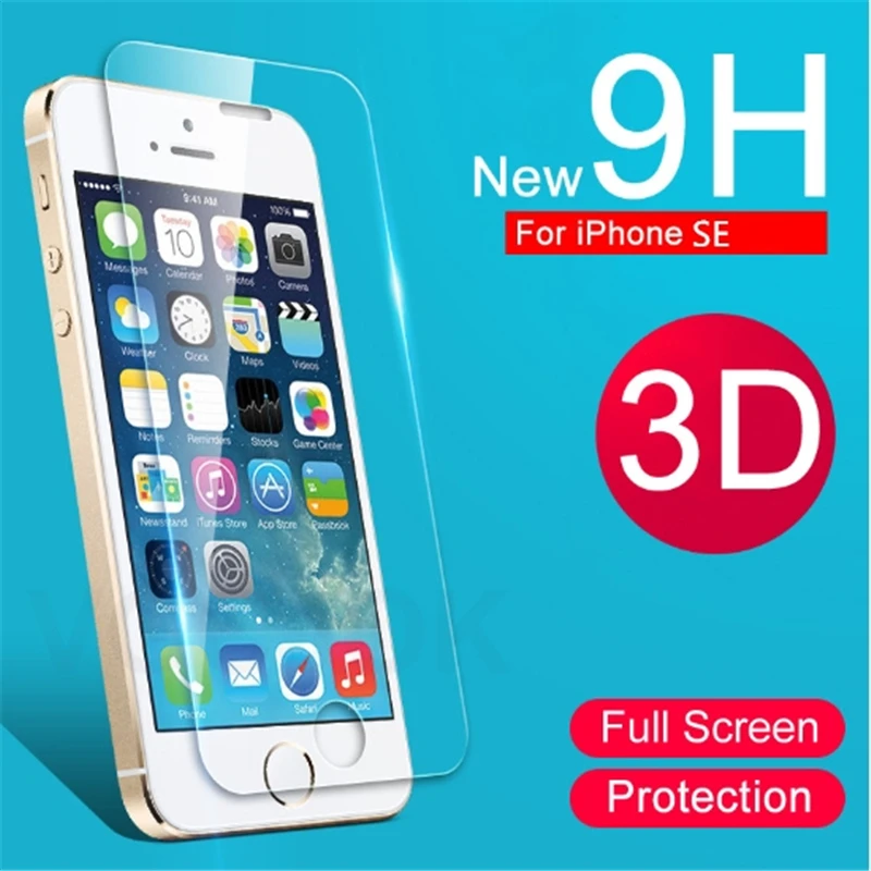 Гарантия качества для стекла на iphone se закаленное стекло Защитное экрана Защитная