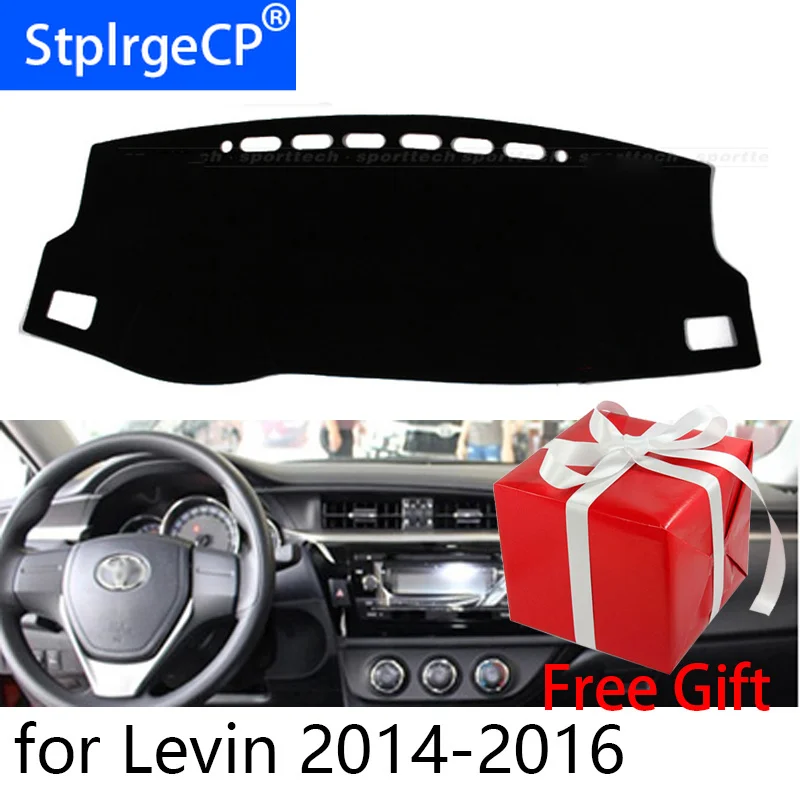 

for Toyota levin 2014 2015 2016 dashboard mat Protective pad Shade Cushion Pad interior sticker car styling accessories