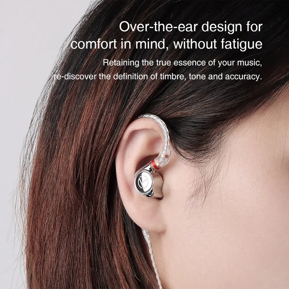 

Trn TA1 MMCX Hi-Fi 1BA + 1DD Hybrid Dynamic In-Ear Earphone Drive Hifi Bass Metal Monitoring Running Earphone