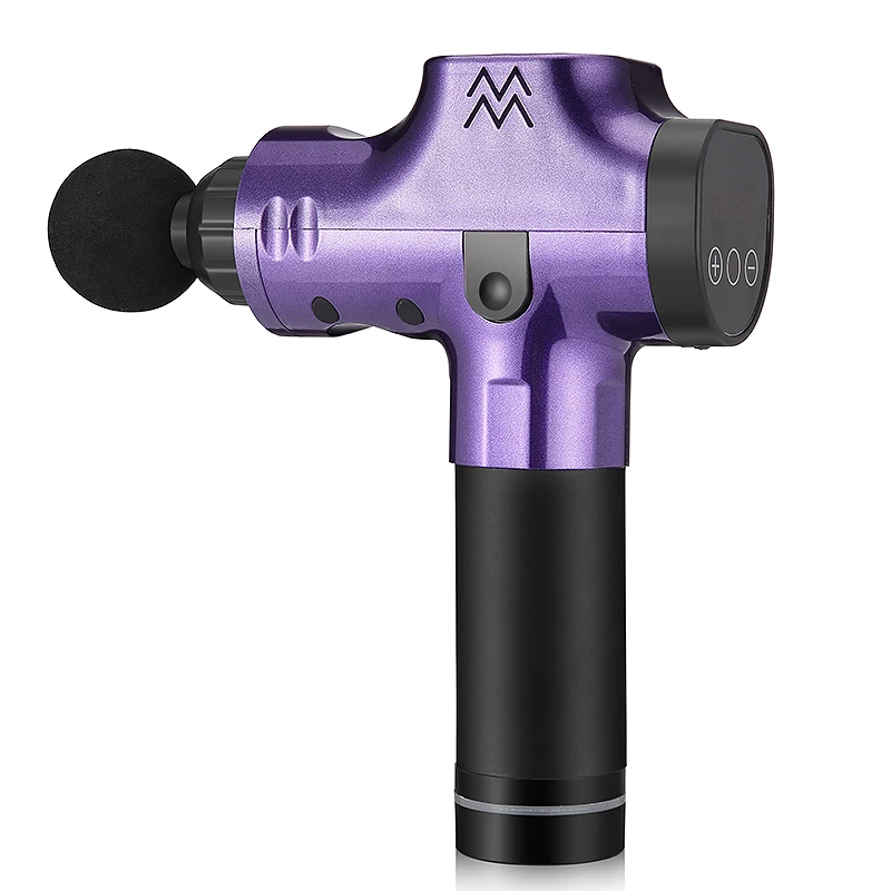 

LCD Display Massage Gun Deep Muscle Massager Body Massage Exercising Relaxation Slimming Shaping Pain Relief Bottom 1500MAH 12V