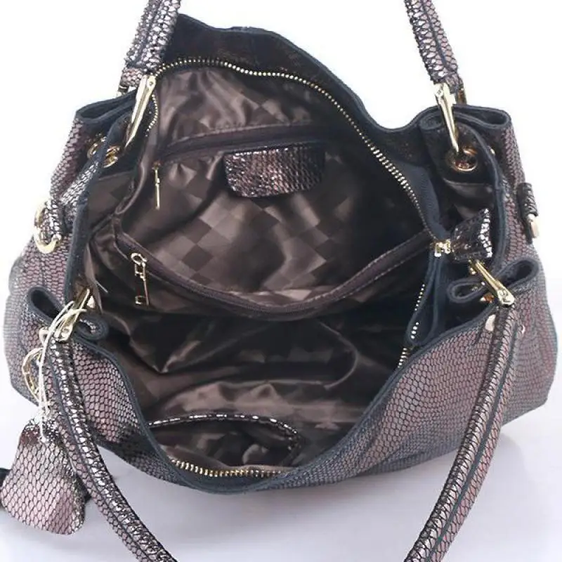 

YourSeason Fashion Ladies 2021 Serpentine Luxury Handbag Casual Women Shoulder Messenger Bags Cow Leather