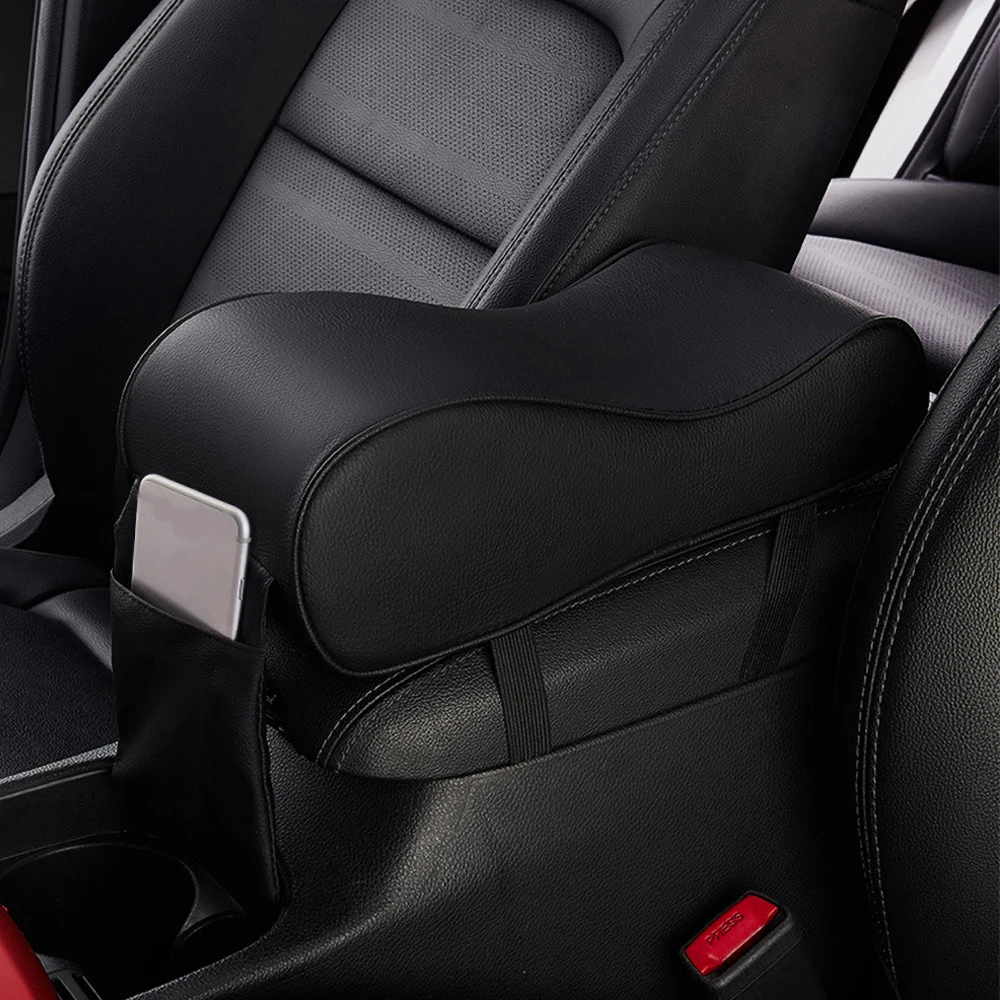 Car Armrest Box Mat Pad Memory Foam Cushion Center Console Pillow With Mobile Phone Holder Storage Bag | Автомобили и мотоциклы