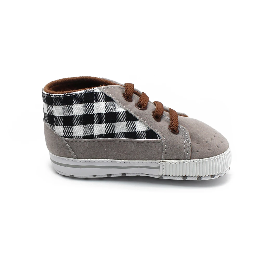 Классическая клетчатая дизайнерская детская обувь уникальная