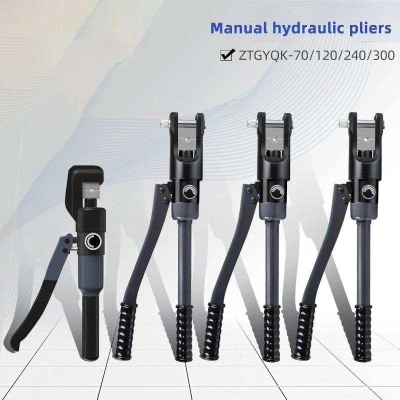 

120mm Hydraulic pliers electrician manual crimping pliers, cable copper and aluminum nose 70/120/240/300mm terminal clamp