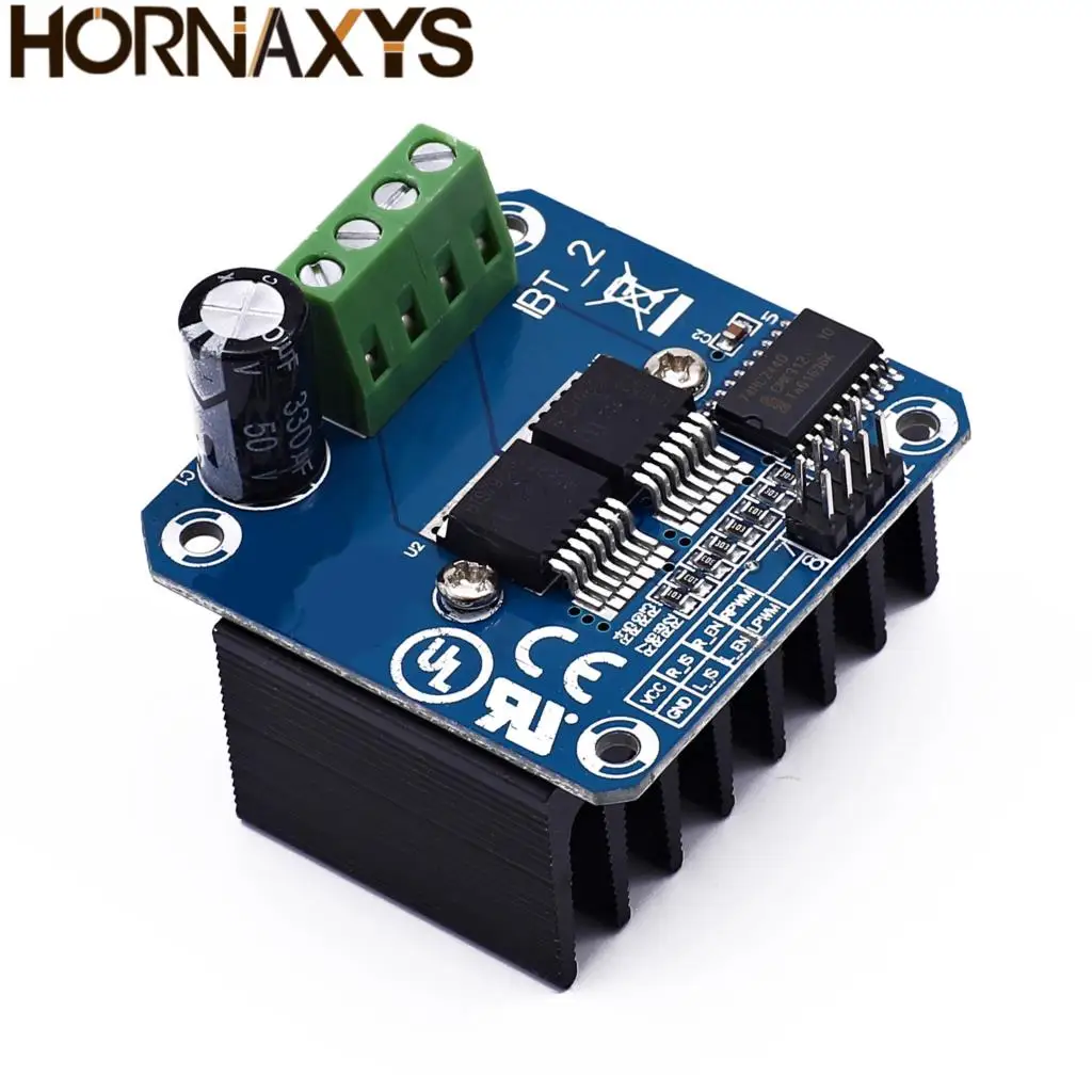 Двойной модуль драйвера шагового двигателя BTS7960 BTS7960B DC 43A PWM H-образный мост для