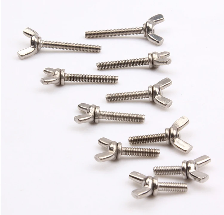5pcs/lot 304 stainless steel butterfly screw M6*12-M8*50 Butterfly bolt clevis hand SZ121-2 | Обустройство дома