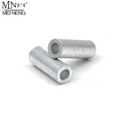 Алюминиевая рыболовная леска MNFT, 120 шт., обжимные муфты, соединительные наконечники, трос, ОБЖИМНАЯ втулка, лодка, рыболовная труба для Leader Riggin