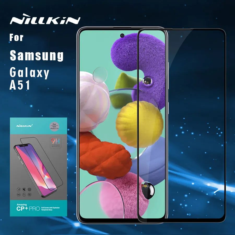 Закаленное стекло Nillkin для Samsung Galaxy A51 A50 A20s A70 A90 A80 A30, защитное стекло CP + PRO, полное покрытие, защита экрана