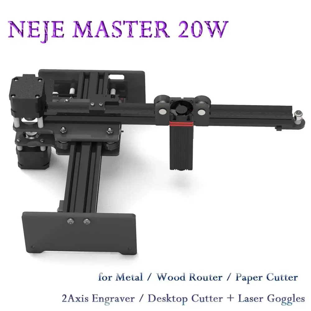 20 Вт 450нм лазерная головка модуля для NEJE MASTER для металла/дерева маршрутизатор/бумага резак/2 оси гравер/настольный резак Замена