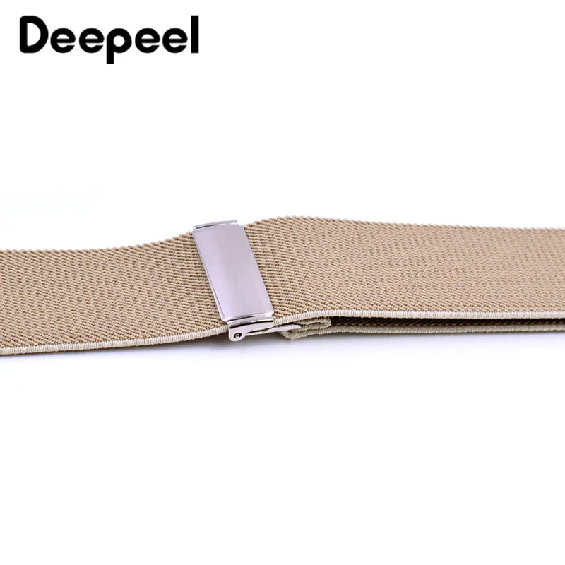 Deepeel 1 шт. 3 5*120 см подтяжки для мужчин с кожаной вставкой на пуговицах конец