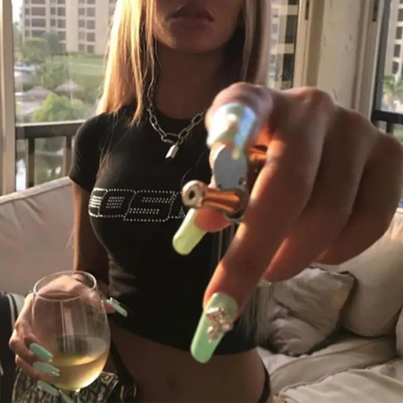 Женская летняя обувь с коротким рукавом/укороченный топ без рукавов Горячая