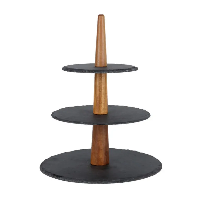 

Японский поддон для суши с тремя половями и ветром, поддон для десертов, многослойный поддон для торта