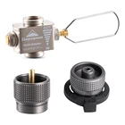 Адаптер для газовой плиты, бутановый адаптер для кемпинга, пеших Походов, Кемпинга