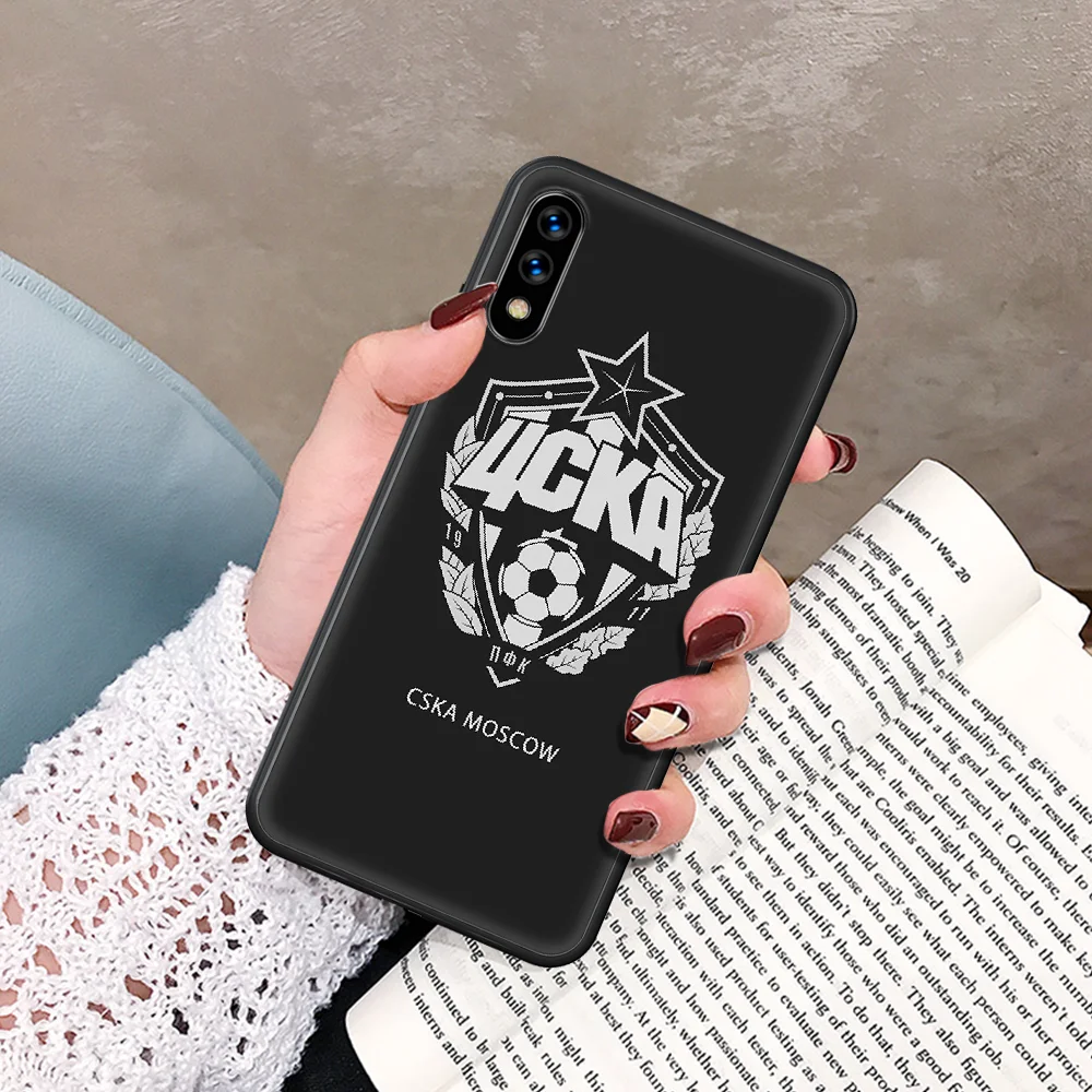 

CSKA Moscow logo Phone Case For Huawei Honor 6A 7A 7C 8 8A 8X 9 9X 10 10i 20 Lite Pro Play black Bumper Fashion Shell Painting