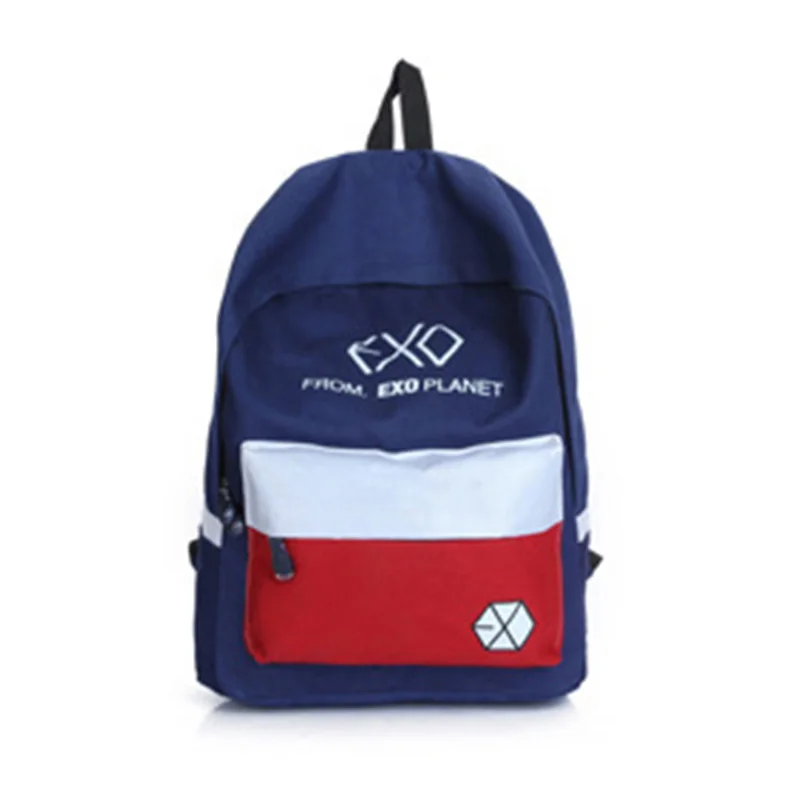 

Холщовые рюкзаки для мужчин и женщин, мужские рюкзаки для студентов, школьные ранцы для девочек и мальчиков, повседневные дорожные сумки EXO, ...