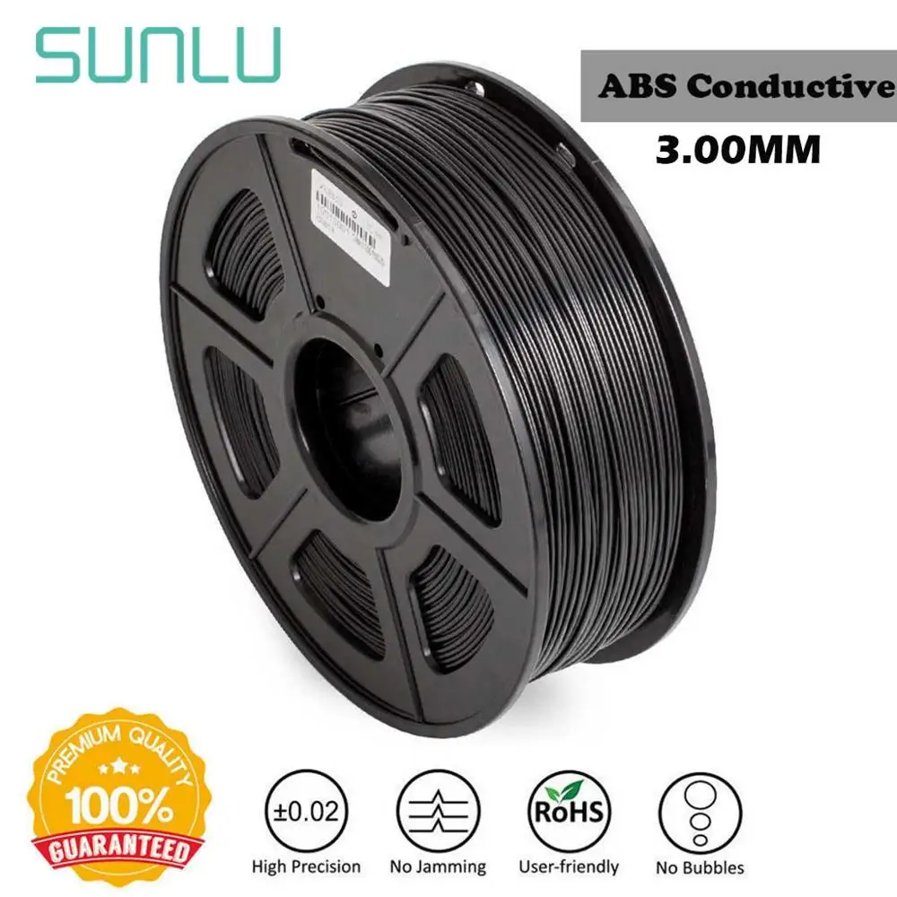 Бестселлер ABS проводящий Филамент для 3D принтеры 3 00 мм Вес нетто: 1 кг 2.2LBS с