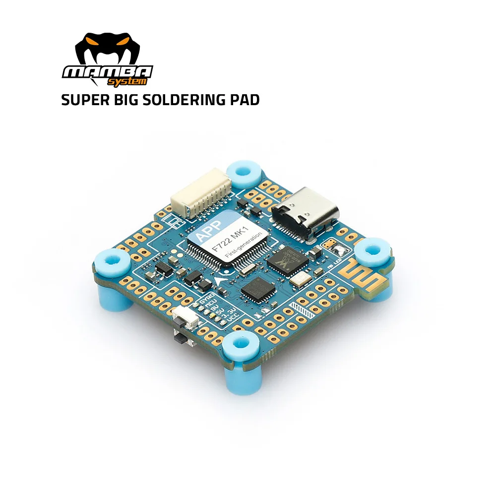 Diatone Mamba F722APP controlador de vuelo WIFI integrado OSD y 5V 9V/ 2A 3A BEC Sensor de corriente Blackbox 16M 30,5mm/M3 Quad-4