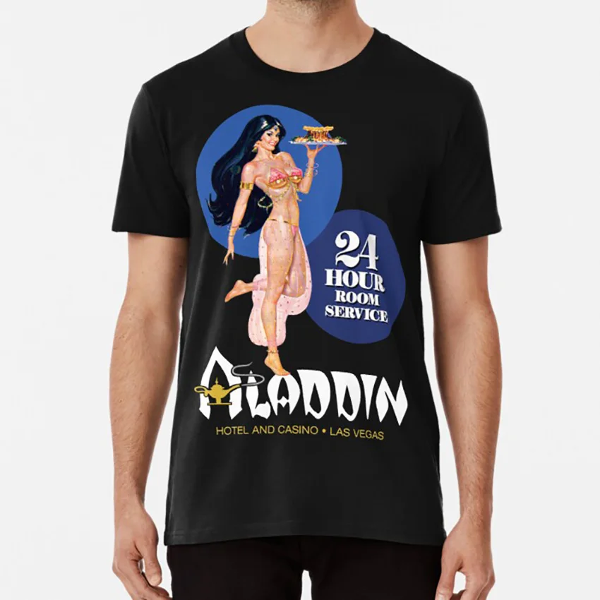 Футболка Aladdin для гостиниц и казино рубашка девочек с комнатным обслуживанием