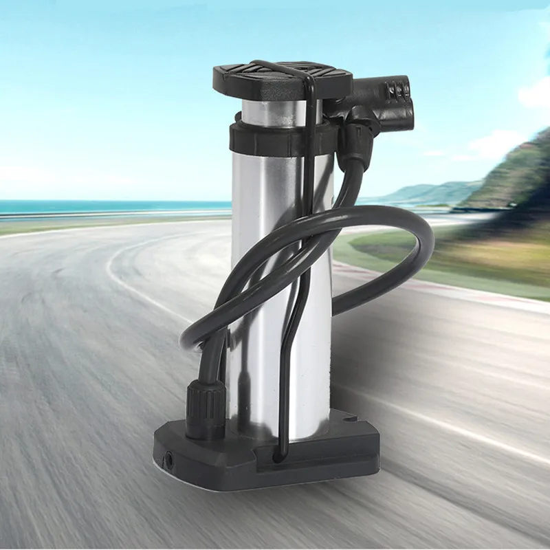 Мини велосипедный насос ножной портативная педаль с манометром 160PSI Аксессуары