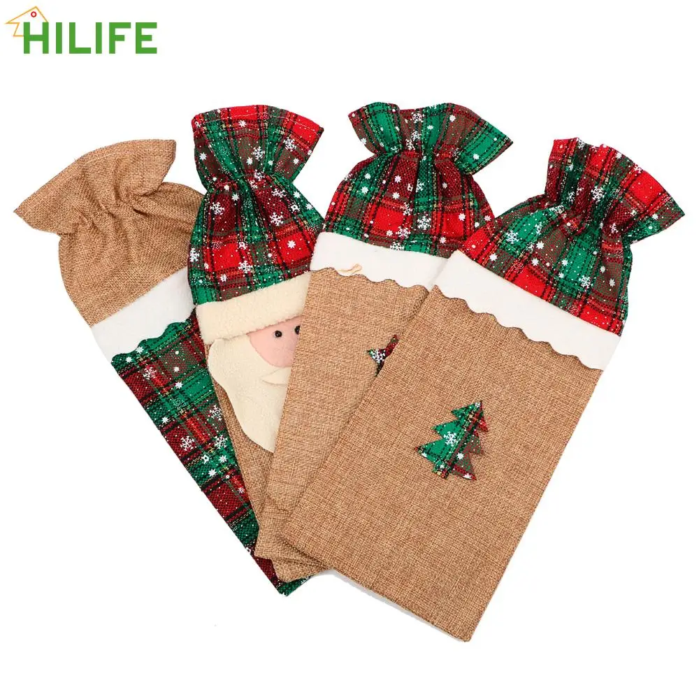 Чехол для винной бутылки 2019 Рождественский Декор Рождественская елка в виде