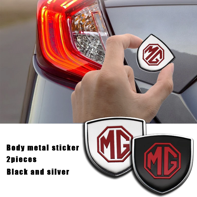 

1/2PC 3D Metal Car Styling Sticker Emblem Badge Tail Decals For MG ZS Express MG 3 6 7 GS TF ZR X-Power Car Stickers Accessories