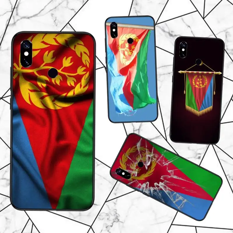 

Eritrea Bandiera Nazionale Phone Case For Xiaomi Redmi note 7 8 9 t max3 s 10 pro lite funda coque shell cover
