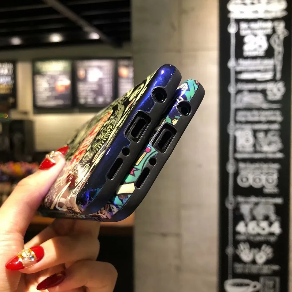 Чехол с мультипликационным принтом для Samsung Galaxy S20 Ultra Note 10 Plus 5G 9 8 S10 S10e S9 S8 чехол