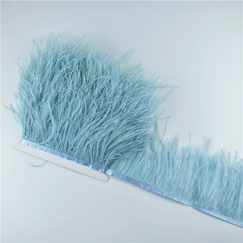 5 метров/10 метров светильник синий обрезки страусовых перьев на стопу длиной от 10