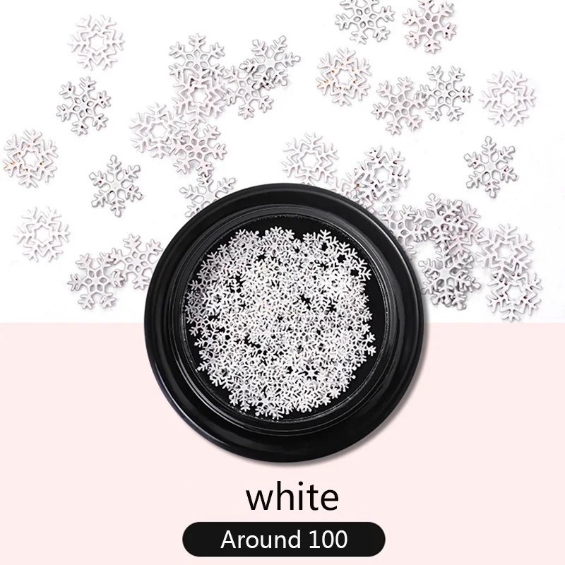 Дизайн ногтей seq бумага для дизайна на Рождество и зиму блестки рождественскую