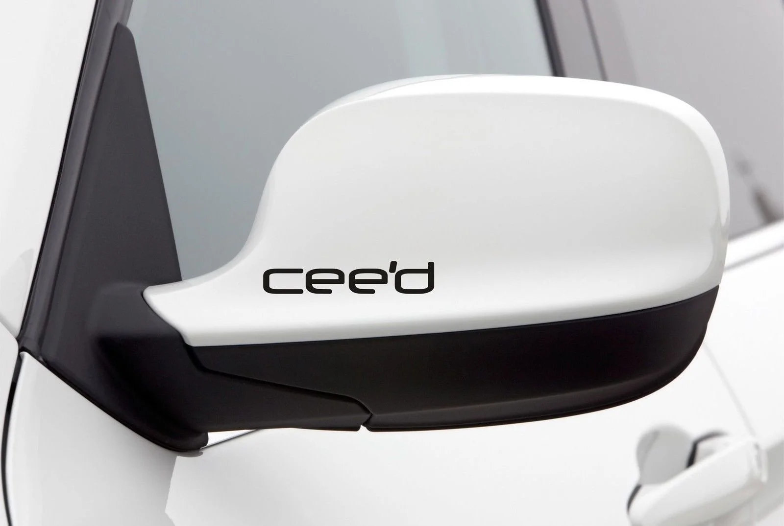 

Зеркальные наклейки с крыльями для 4 шт подходит для Kia Cee 'd Автомобильная наклейка виниловый клей AL35