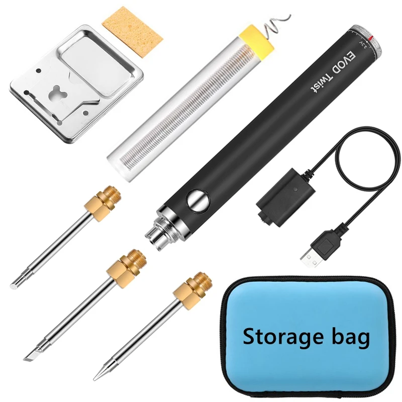 Беспроводной паяльник портативный Перезаряжаемый usb-паяльник с интерфейсом 510