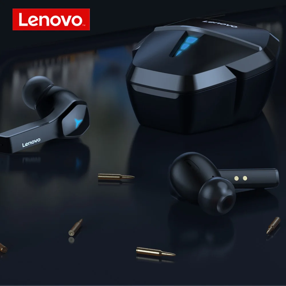 Оригинальные беспроводные наушники Lenovo HQ08 BT5.0 игровые спортивные